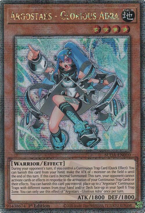 Argostars - Glorious Adra (Quarter Century Secret Rare) [SUDA-EN010] Quarter Century Secret Rare | Jomio and Rueliete's Cards and Comics