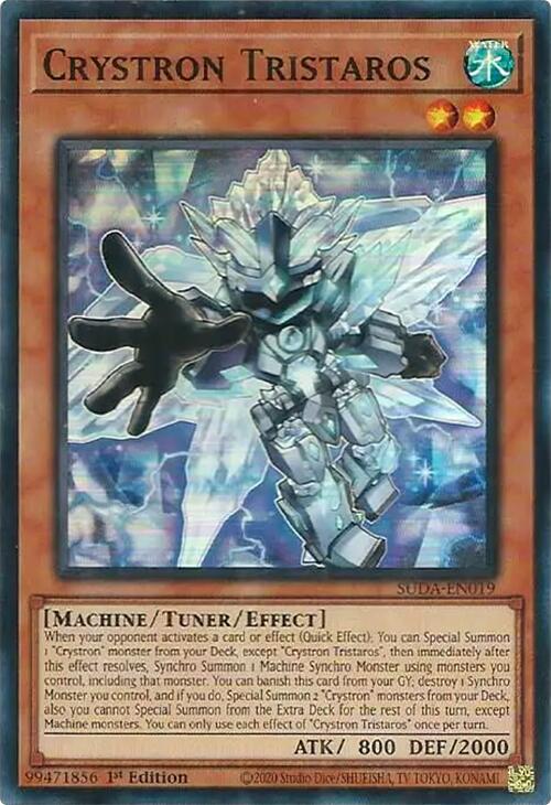 Crystron Tristaros [SUDA-EN019] Super Rare | Jomio and Rueliete's Cards and Comics