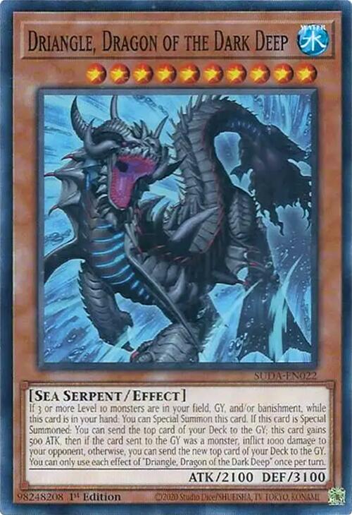 Driangle, Dragon of the Dark Deep [SUDA-EN022] Common | Jomio and Rueliete's Cards and Comics