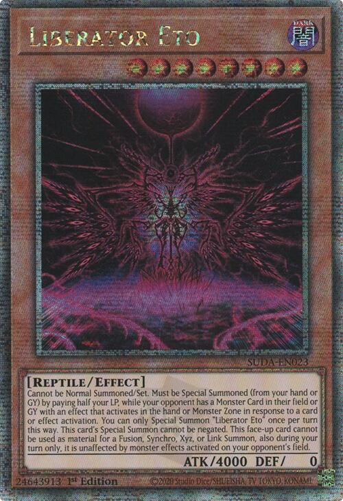 Liberator Eto (Quarter Century Secret Rare) [SUDA-EN023] Quarter Century Secret Rare | Jomio and Rueliete's Cards and Comics