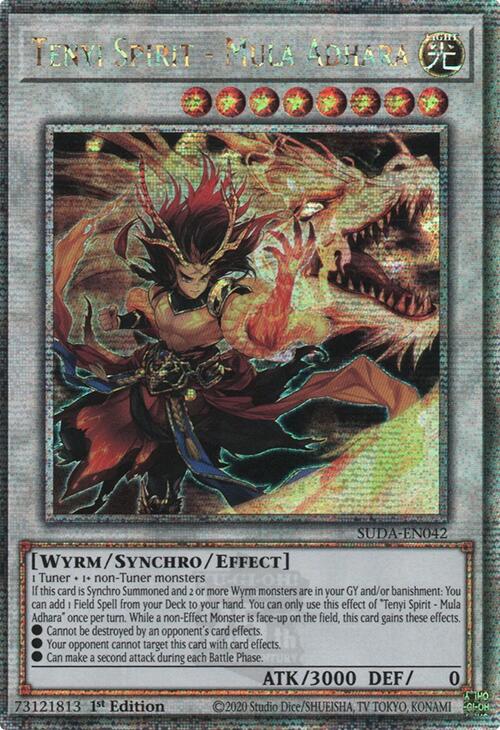 Tenyi Spirit - Mula Adhara (Quarter Century Secret Rare) [SUDA-EN042] Quarter Century Secret Rare | Jomio and Rueliete's Cards and Comics