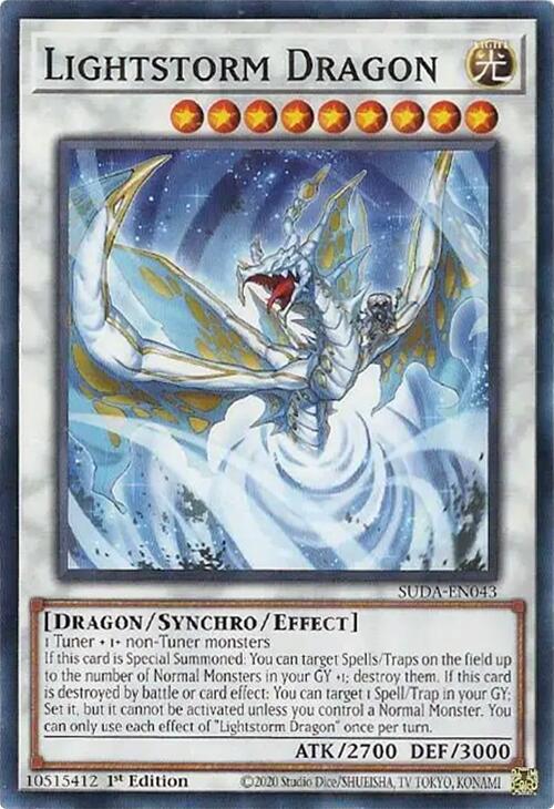 Lightstorm Dragon [SUDA-EN043] Common | Jomio and Rueliete's Cards and Comics