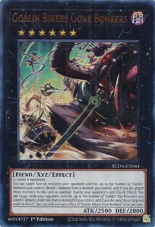 Goblin Bikers Gone Bonkers [SUDA-EN044] Ultra Rare | Jomio and Rueliete's Cards and Comics