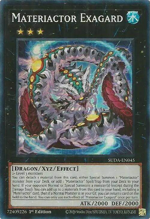 Materiactor Exagard [SUDA-EN045] Super Rare | Jomio and Rueliete's Cards and Comics