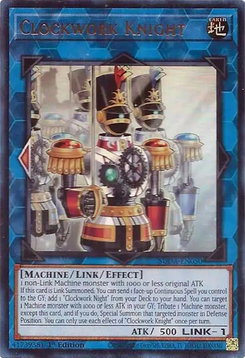 Clockwork Knight [SUDA-EN050] Ultra Rare | Jomio and Rueliete's Cards and Comics