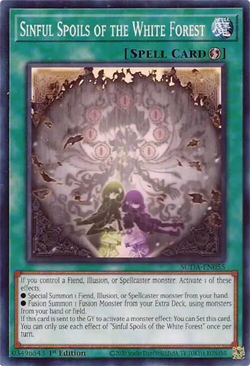 Sinful Spoils of the White Forest [SUDA-EN055] Common | Jomio and Rueliete's Cards and Comics