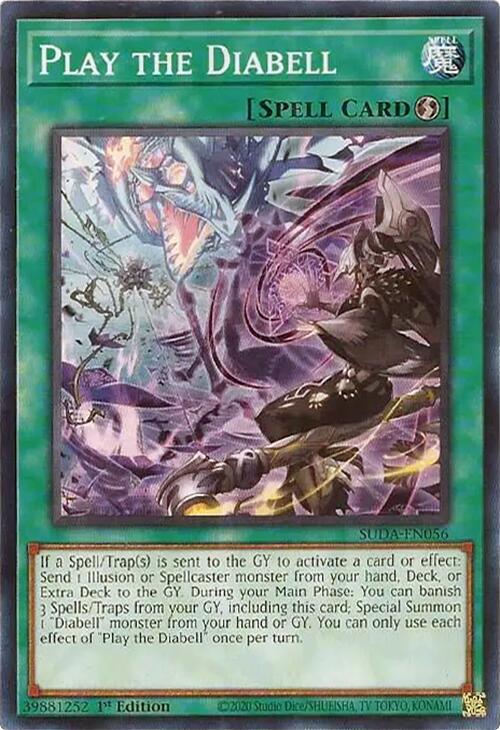 Play the Diabell [SUDA-EN056] Common | Jomio and Rueliete's Cards and Comics