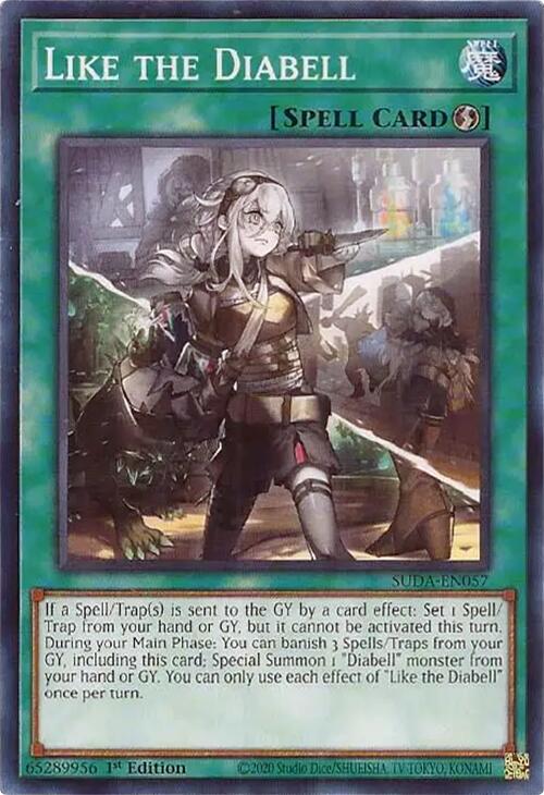 Like the Diabell [SUDA-EN057] Common | Jomio and Rueliete's Cards and Comics