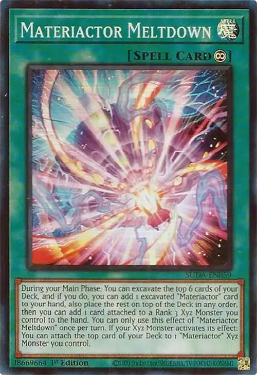 Materiactor Meltdown [SUDA-EN059] Super Rare | Jomio and Rueliete's Cards and Comics