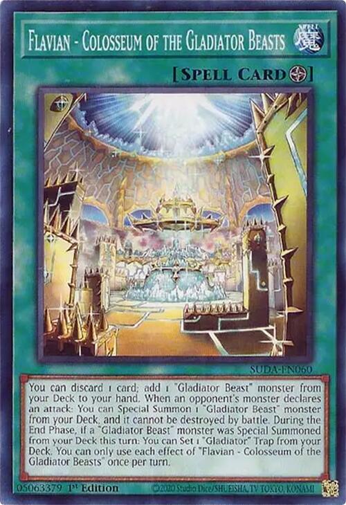 Flavian - Colosseum of the Gladiator Beasts [SUDA-EN060] Common | Jomio and Rueliete's Cards and Comics