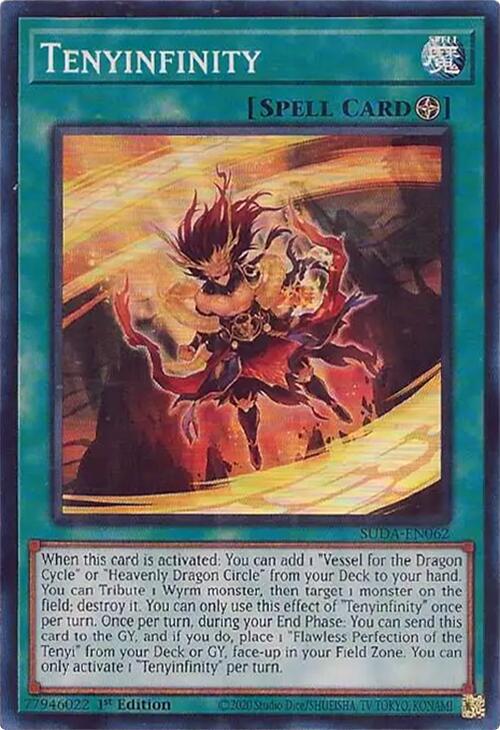 Tenyinfinity [SUDA-EN062] Super Rare | Jomio and Rueliete's Cards and Comics