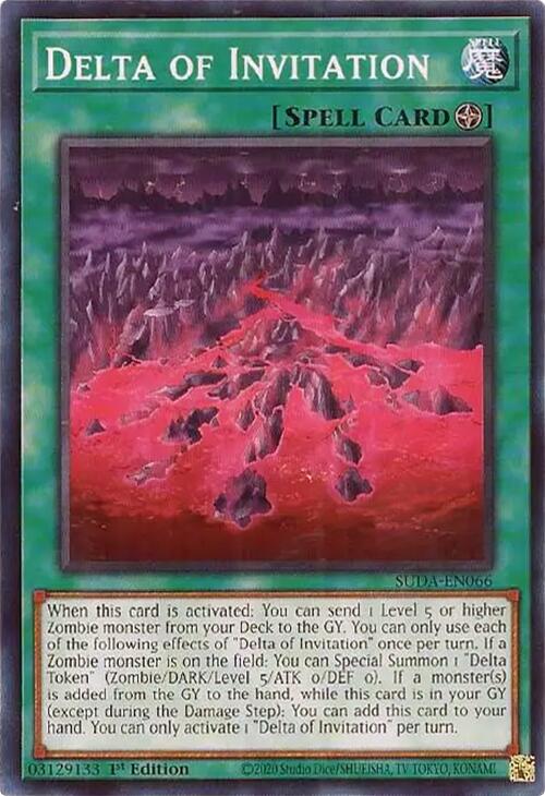 Delta of Invitation [SUDA-EN066] Common | Jomio and Rueliete's Cards and Comics