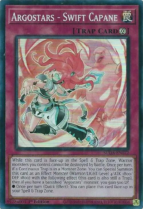 Argostars - Swift Capane [SUDA-EN072] Super Rare | Jomio and Rueliete's Cards and Comics