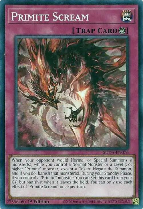 Primite Scream [SUDA-EN076] Common | Jomio and Rueliete's Cards and Comics