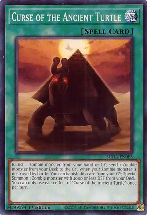 Curse of the Ancient Turtle [SUDA-EN083] Common | Jomio and Rueliete's Cards and Comics