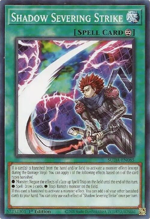 Shadow Severing Strike [SUDA-EN085] Common | Jomio and Rueliete's Cards and Comics