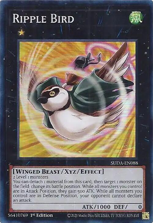 Ripple Bird [SUDA-EN088] Super Rare | Jomio and Rueliete's Cards and Comics