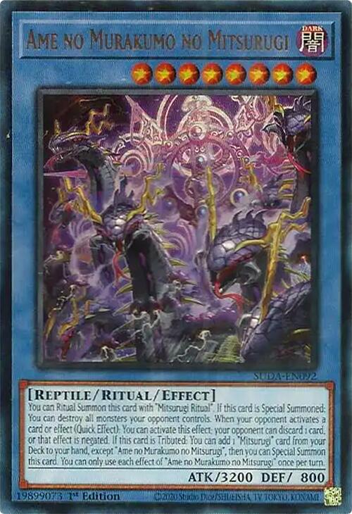 Ame no Murakumo no Mitsurugi [SUDA-EN092] Ultra Rare | Jomio and Rueliete's Cards and Comics