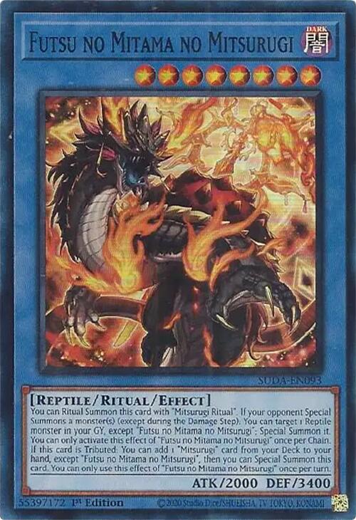 Futsu no Mitama no Mitsurugi [SUDA-EN093] Super Rare | Jomio and Rueliete's Cards and Comics
