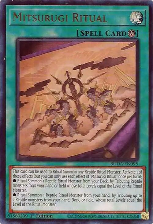 Mitsurugi Ritual [SUDA-EN095] Ultra Rare | Jomio and Rueliete's Cards and Comics
