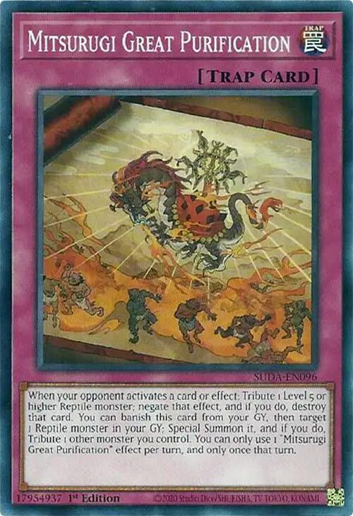 Mitsurugi Great Purification [SUDA-EN096] Common | Jomio and Rueliete's Cards and Comics