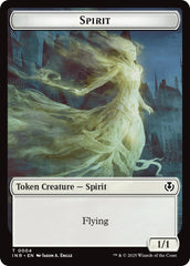 Spirit // Human (0002) Double-Sided Token [Innistrad Remastered Tokens] | Jomio and Rueliete's Cards and Comics