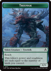 Treefolk // Emblem - Wrenn and Seven Double-Sided Token [Innistrad Remastered Tokens] | Jomio and Rueliete's Cards and Comics