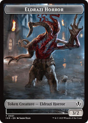 Eldrazi Horror // Human Soldier (0003) Double-Sided Token [Innistrad Remastered Tokens] | Jomio and Rueliete's Cards and Comics