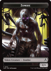 Zombie (0011) // Zombie (0012) Double-Sided Token [Innistrad Remastered Tokens] | Jomio and Rueliete's Cards and Comics