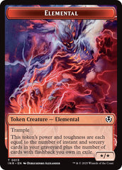 Elemental // Human (0014) Double-Sided Token [Innistrad Remastered Tokens] | Jomio and Rueliete's Cards and Comics