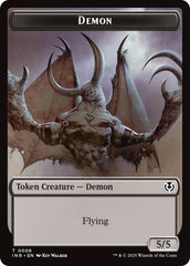 Demon // Human Cleric Double-Sided Token [Innistrad Remastered Tokens] | Jomio and Rueliete's Cards and Comics