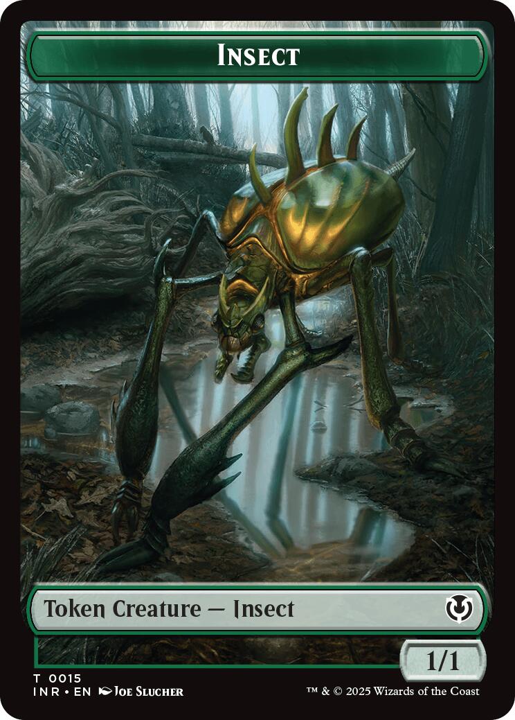 Insect // Spider Double-Sided Token [Innistrad Remastered Tokens] | Jomio and Rueliete's Cards and Comics