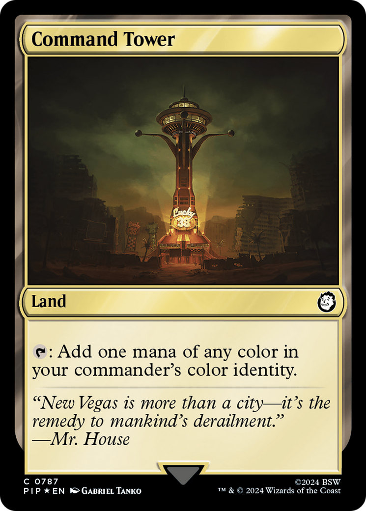 Command Tower (Surge Foil) [Fallout] | Jomio and Rueliete's Cards and Comics