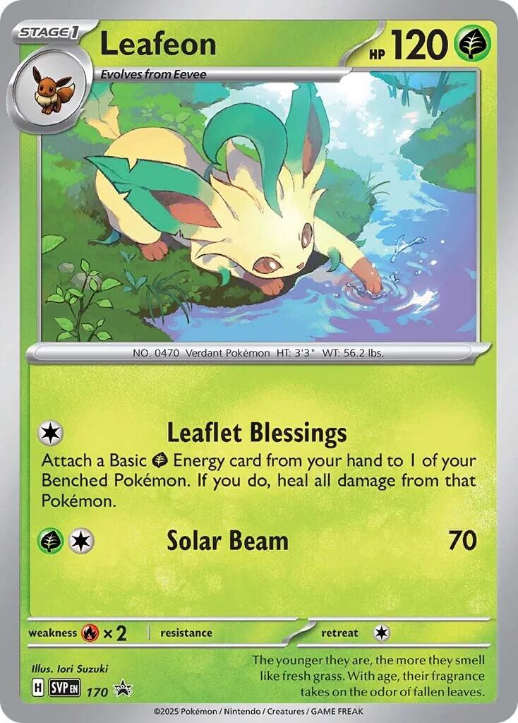 Leafeon (SVP170) [Scarlet & Violet: Black Star Promos] | Jomio and Rueliete's Cards and Comics