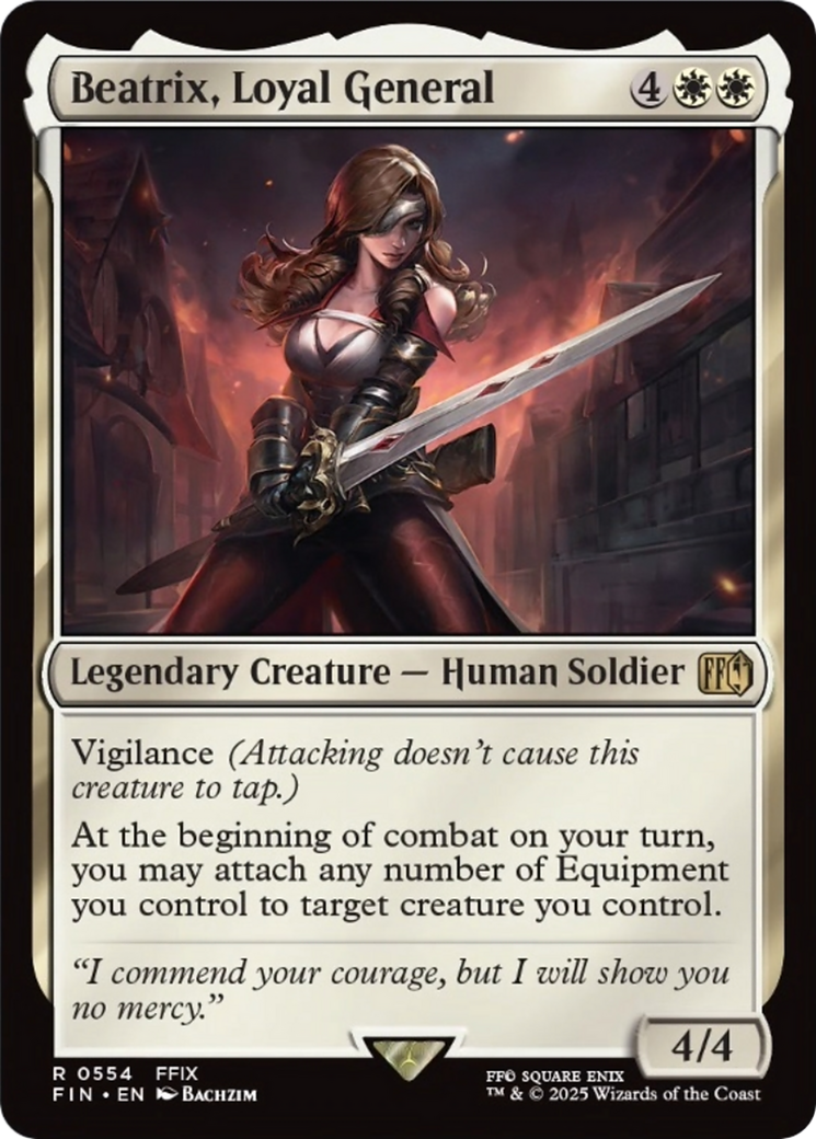 Beatrix, Loyal General [FINAL FANTASY] | Jomio and Rueliete's Cards and Comics