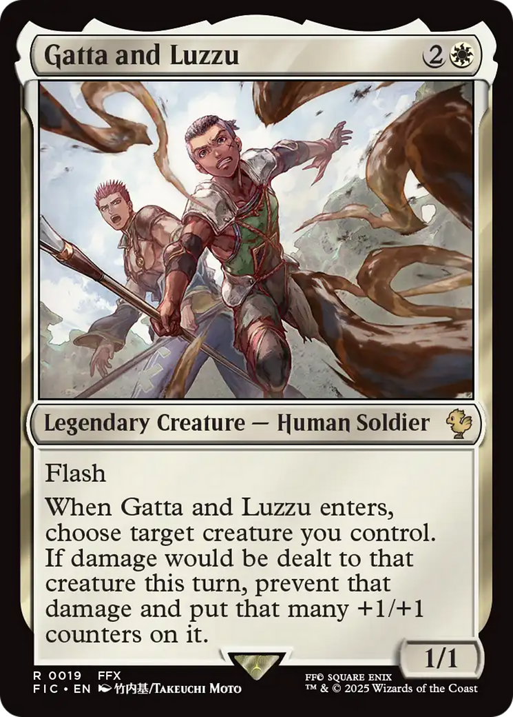 Gatta and Luzzu [FINAL FANTASY Commander] | Jomio and Rueliete's Cards and Comics