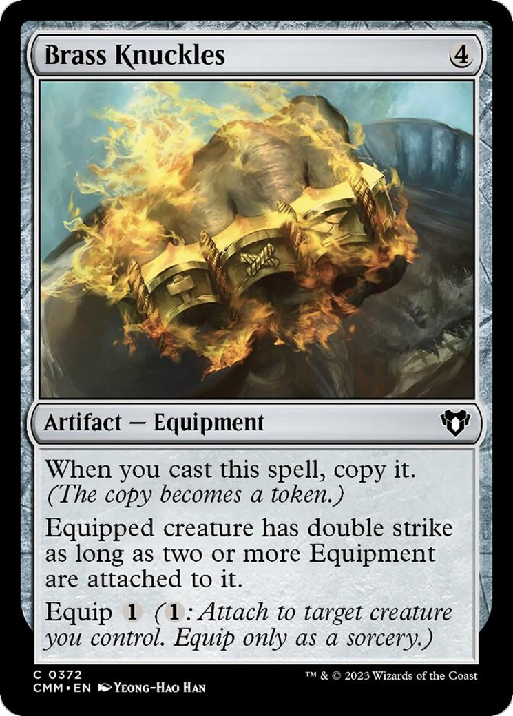 Brass Knuckles [Commander Masters] | Jomio and Rueliete's Cards and Comics