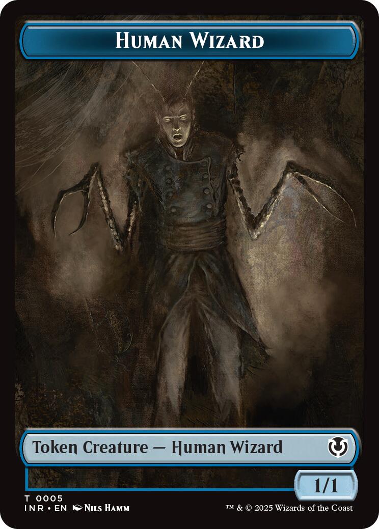 Human Wizard // Emblem - Jace, Unraveler of Secrets Double-Sided Token [Innistrad Remastered Tokens] | Jomio and Rueliete's Cards and Comics