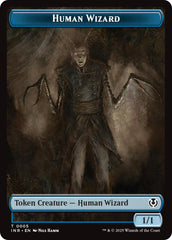 Human Wizard // Emblem - Jace, Unraveler of Secrets Double-Sided Token [Innistrad Remastered Tokens] | Jomio and Rueliete's Cards and Comics