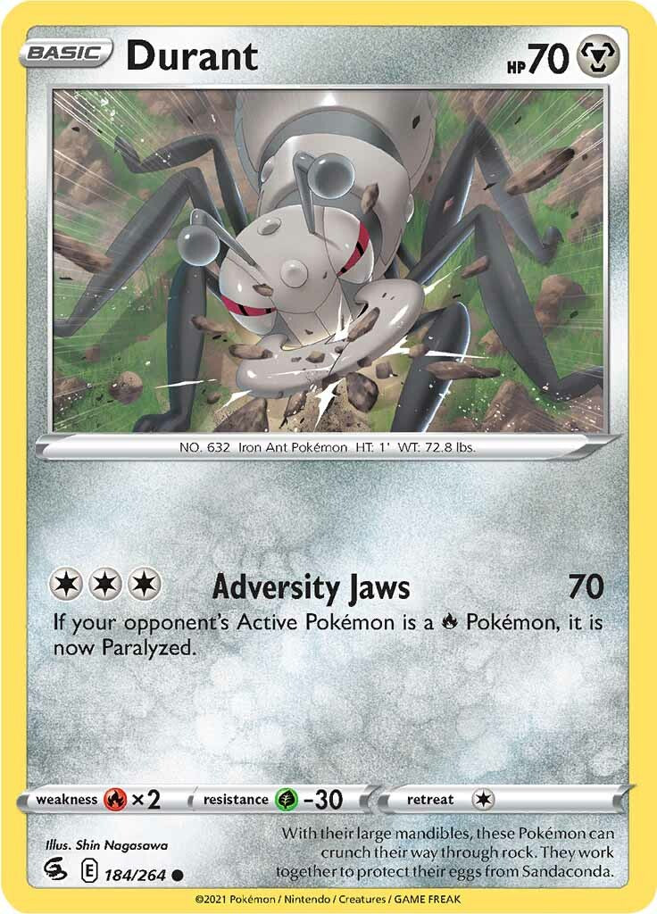 Durant (184/264) [Sword & Shield: Fusion Strike] | Jomio and Rueliete's Cards and Comics