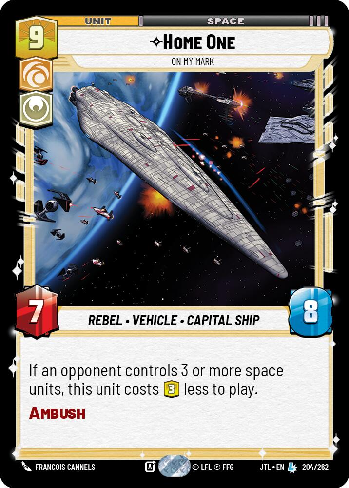 Home One - On My Mark (204/262) (204/262) [Jump to Lightspeed] | Jomio and Rueliete's Cards and Comics