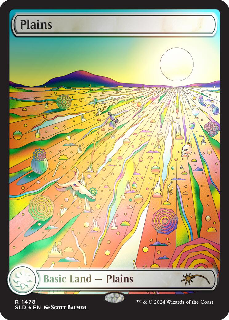 Plains (1478) (Rainbow Foil) [Secret Lair Drop Series] | Jomio and Rueliete's Cards and Comics