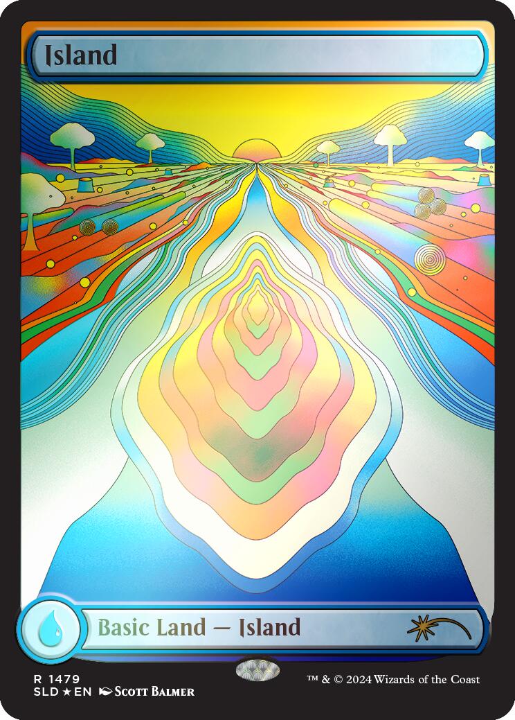 Island (1479) (Rainbow Foil) [Secret Lair Drop Series] | Jomio and Rueliete's Cards and Comics