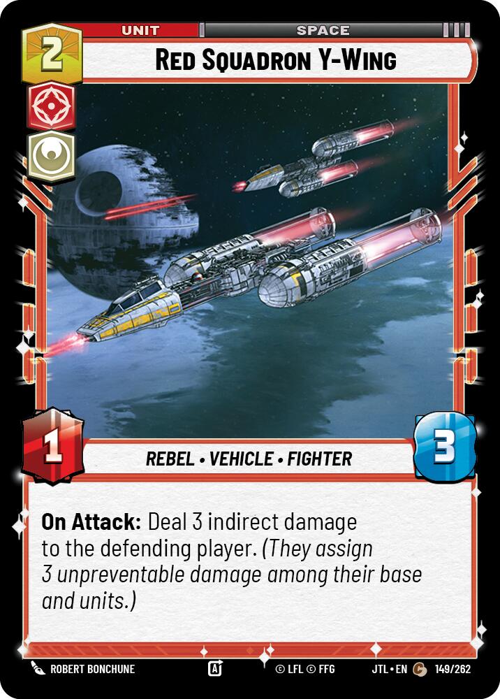 Red Squadron Y-Wing (149/262) (149/257) [Jump to Lightspeed] | Jomio and Rueliete's Cards and Comics