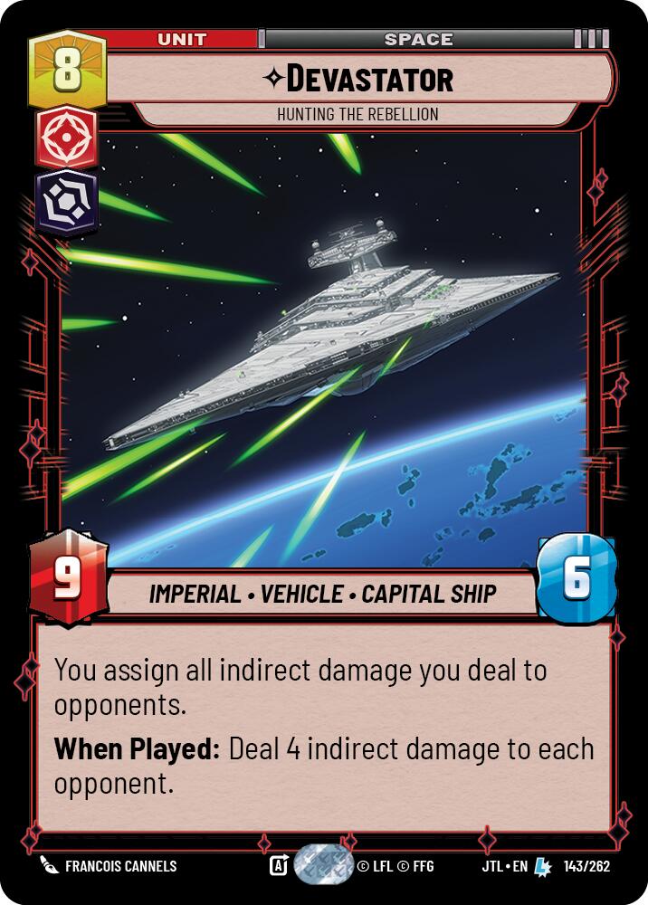 Devastator - Hunting the Rebellion (143/262) (143/257) [Jump to Lightspeed] | Jomio and Rueliete's Cards and Comics