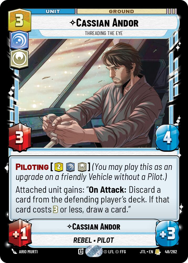 Cassian Andor - Threading the Eye (048/262) (048/257) [Jump to Lightspeed] | Jomio and Rueliete's Cards and Comics