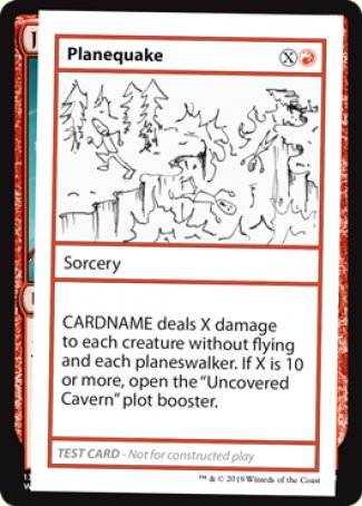 Planequake (2021 Edition) [Mystery Booster Playtest Cards] | Jomio and Rueliete's Cards and Comics