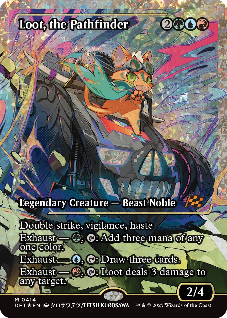 Loot, the Pathfinder (Showcase Fracture Foil) (Japanese) [Aetherdrift] | Jomio and Rueliete's Cards and Comics