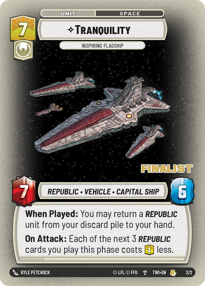 Tranquility - Inspiring Flagship (2/2) (Finalist) (2/2) [Store Showdown Promos] | Jomio and Rueliete's Cards and Comics