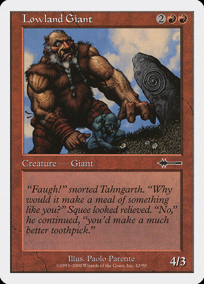 Lowland Giant [Beatdown] | Jomio and Rueliete's Cards and Comics